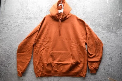 Sudadera con Capucha Hanes Ecosmart, Naranja Texas, Talla 2XL, Nueva Foto 1 de 4