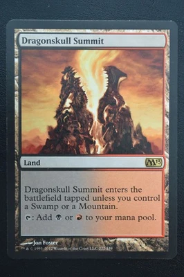 Magic The Gathering MTG DRAGONSKULL SUMMIT Magic 2013 LP Lightly Played - Image 1 of 2