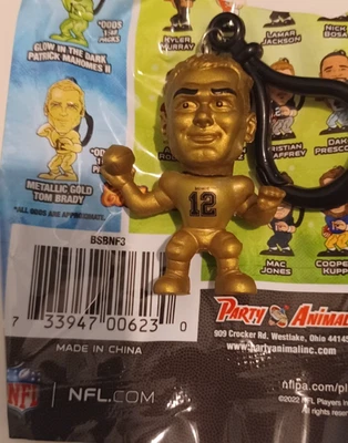 Figura suelta Golden Tom Brady Big Shot Ballers NFL probabilidades 1:96 nueva 2022 Foto 1 de 2