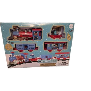 Nib Disney Stitch Holiday Express Train Set Christmas Lola Locomotive Caboose +2 - Picture 1 of 9