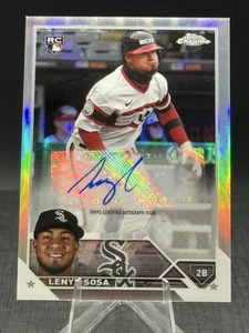 2023 Topps Chrome Update Autograph Refractor #AC-LSO Lenyn Sosa Auto Rookie /499 - Bild 1 von 2