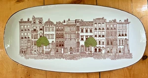 Vintage Shafford Town House Platter Serving Dish Exclusive Design 16"x 8" - Picture 1 of 3
