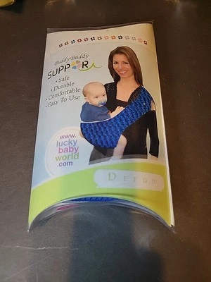 Eslinga para bebé Buddy Buddy Suppori malla eléctrica azul talla X-pequeña/pequeña "D" Foto 1 de 3