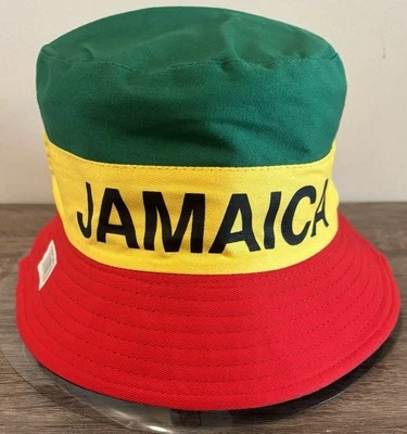 Jamaica Multicolor Reversible Cubo Sombrero/Gorra Ajustada Adulto Talla Única Para Todos Foto 1 de 4