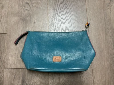 Bolso de viaje de lujo Terrida piel de becerro azul cuero cristal de Murano Foto 1 de 4