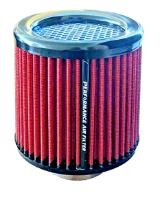 63mm 76MM High Flow Cold Cone Air Intake Filter Red - Picture 1 of 6