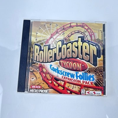 Corkscrew Follies | Roller Coaster Tycoon Expansion Pack for PC | 1999 | Tested - Image 1 of 4