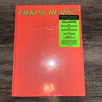 Talking Heads: 77 Definitive Version 3 CD & Blu-ray LE Hardcover Book Set NEW! - Image 1 of 2