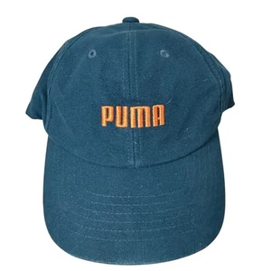 Vintage Puma Men's Baseball Hat Midnight Blue Suede Style Fabric Streetwear OS - Picture 1 of 5