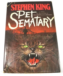 1983 STEPHEN KING PET SEMATARY Hardcover Book w Dust Jacket 1st Edition C241 - Bild 1 von 11