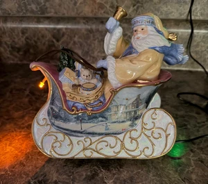 2004 THOMAS KINKADE (VICTORIAN CHRISTMAS III BELEUCHTETE SKULPTUR) BRADFORD #68928 - Bild 1 von 5