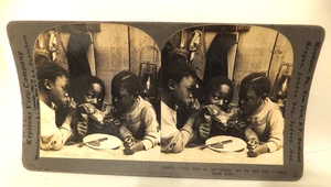1904 - Keystone Stereo View - #10935 - Black History - Dinner Time - Bild 1 von 5