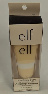 ELF LUMINOUS MATTE MAKEUP PRIMER #95021 LIT FROM WITHIN 0.96fl oz NIP - Image 1 of 2