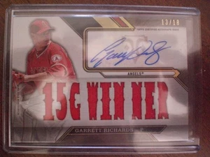 Garrett Richards Topps 2016 Tripple Threads Autograph & 9x relic 13/18 RARE!!! - Picture 1 of 3
