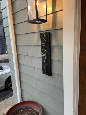 House Numbers, Address Numbers, Modern House Numbers, Personalized Wood Sign13 - Image 1 of 2