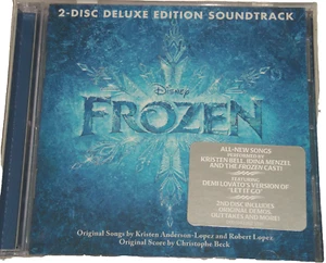 Disney Frozen CD Deluxe Edition Soundtrack 2 Disc Anna Elsa Sealed Let it GO New - Imagen 1 de 1