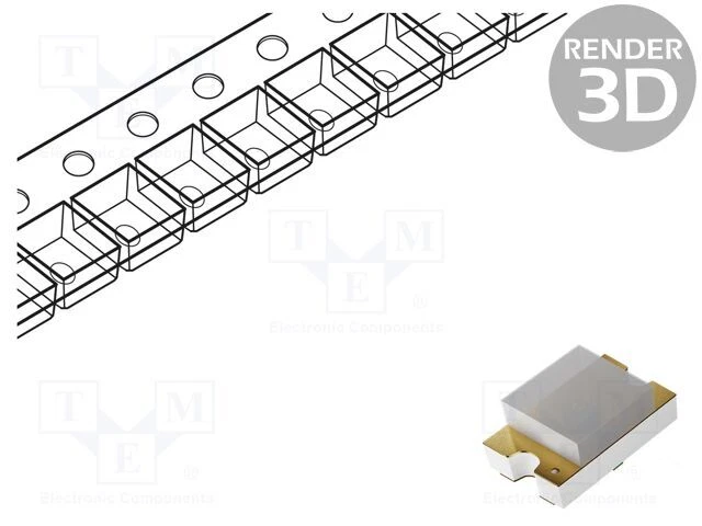 1 piece, LED SM0805HC /E2UK - Image 1 of 1