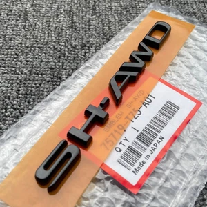 For Acura SH-AWD Gloss Black Tailgate Trunk Lid Badge Emblem Nameplate - Bild 1 von 9
