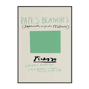 Picasso - Green Pates Blanches Wall Art Print - Picture 1 of 3