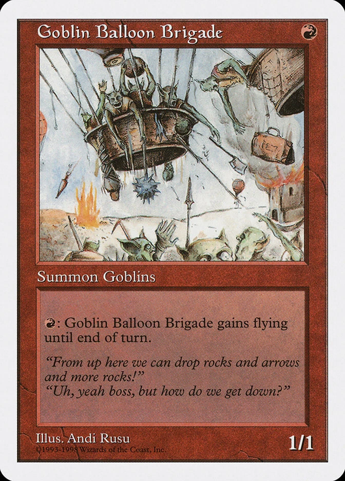 4x Goblin Balloon Brigade - LP - Anthologies - SPARROW MAGIC mtg - Image 1 of 1