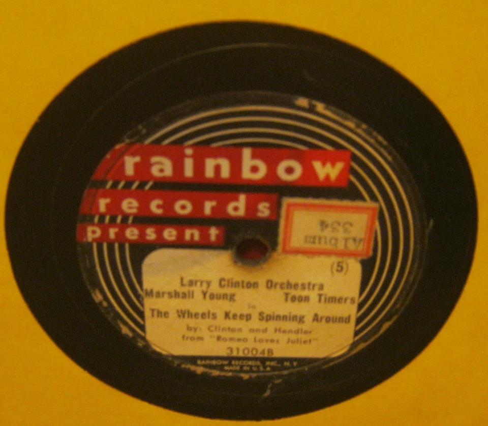 For A Penny LARRY CLINTON Orchestra 78 Phonograph Record  RAINBOW RECORDS LABEL - Image 1 of 1