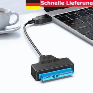 USB 3.0 auf SATA Adapter 22 Pin 2.5" Zoll HDD Festplatte SSD Kabel Converter - Bild 1 von 14