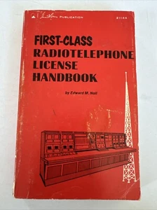 FIRST-CLASS RADIOTELEPHONE LICENSE HANDBOOK 1976 - Picture 1 of 2