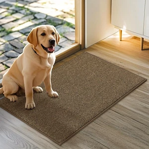 Dirt Trapper Door Mat 20"x32" Non-Slip Washable Entrance Mat, Dog Doormats, Abso - Picture 1 of 9
