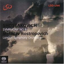 Rostropovich Mstislav - Lon... Symphony No. 8 (Rostropovich (UK IMPORT) SACD NEW