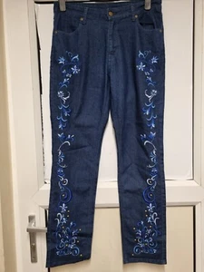 Antthony Originals Jeans Trouser Size 10 Pre Owned Blue - Picture 1 of 6