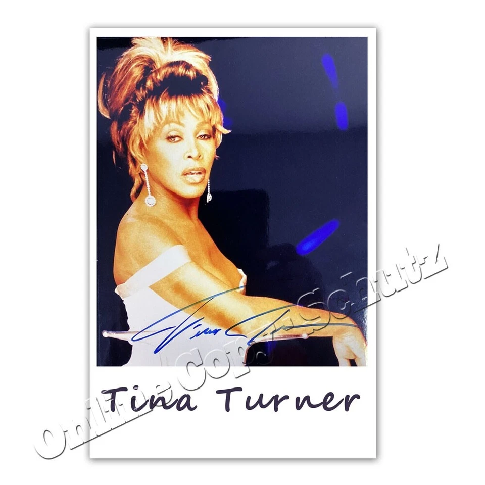 Tina Turner ( † 24.05.2023 ) - Queen Of ROCK - Autogrammfotokarte [AK3] - Bild 1 von 1