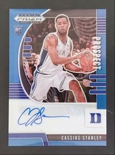 2020-21 Panini Prizm Draft Picks Collegiate Prospect Autographs Blue Cassius