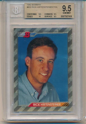 1992 Bowman Foil Rick Hirtensteiner (SP) (#658) (Subs 1-10/3-9.5's) BGS9.5 - Image 1 of 2