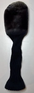 Golf Plush Driver Headcover Black. Pre-Owned and in fair condition. - Picture 1 of 7