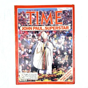Vintage Time Magazine October 15, 1979 "John Paul, Superstar" The Pope - Picture 1 of 6