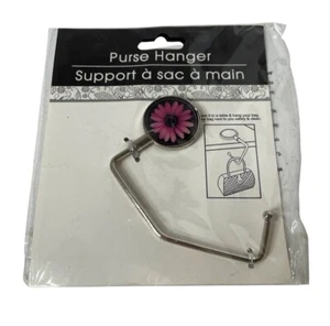 Handbag Purse Hook Bag Caddy Portable Table Hanger Gift Bridal Flower Y2K - Picture 1 of 2