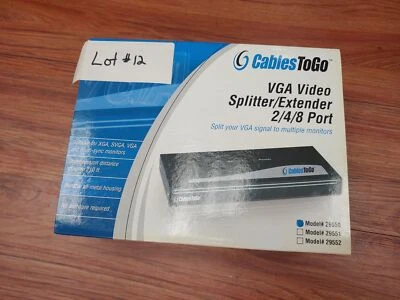 C2G VGA Video Splitter/Extender 2 Port - Image 1 of 4