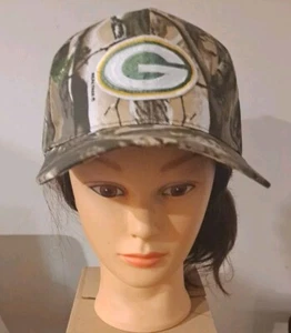 Green Bay Packers Real Tree Camouflage StrapBack Hat - Bild 1 von 4