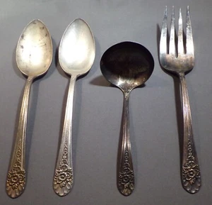 Wm. 1953 Rogers Mfg. Co. Plateado, Patrón Jubileo, Piezas Individuales - Imagen 1 de 6