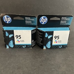 HP Genuine 95 Tri-color Original Ink Cartridge C8766WN#140 Exp 2017 Lot of 2