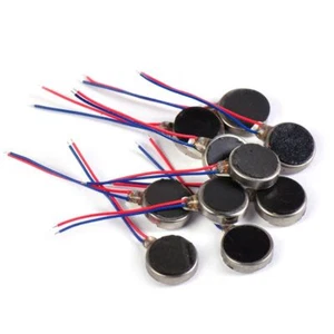 10/20pcs DC 3V Pager Mobile Cell Phone Coin Flat Vibrating Vibration Micro Motor - Picture 1 of 7
