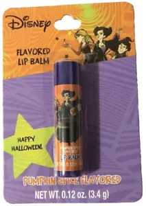 Disney Hocus Pocus Pumpkin Spice Flavored Lip Balm Halloween Sanderson Sisters - Picture 1 of 6
