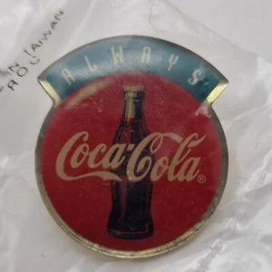 Pin Badge Always Coca Cola Advertising 1993 Enamel Vintage Collectable (Taiwan) - Picture 1 of 8