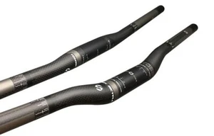TOSEEK Carbon Fiber Flat Bar Rise Bar XC Mountain Bike Handlebars 31.8*580-760mm - Picture 1 of 21
