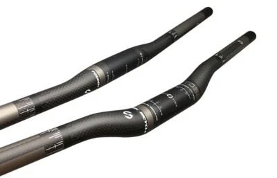 TOSEEK Carbon Fiber Flat Bar Rise Bar XC Mountain Bike Handlebars 31.8*580-760mm - Image 1 of 4