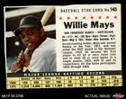 1961 Post Cereal #145 Willie Mays  Hand Cut Giants HOF 2 - GOOD