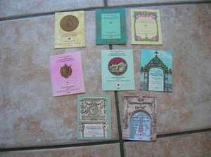 FRANKREICH SET MIT 8 NOTIZBÜCHERN ROTES KREUZ 1963 64 65 66 67 68 69 70 (E224) - Bild 1 von 2