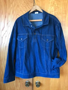 Vintage Roebucks Denim Hemd Jacke Jeans US Made Herren XL Reg c. 70 Western Sears - Bild 1 von 15