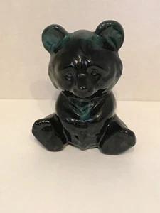 Blue Mountian Pottery Green Bear 5” - Picture 1 of 4
