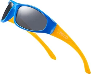 DUCO Sports Polarized Kids Sunglasses Boys Girls Unbreakable Youth Baseball - Picture 1 of 1